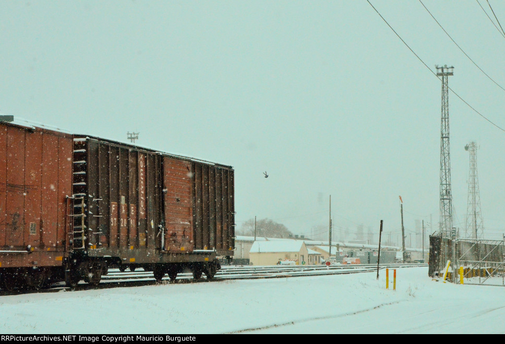 FXE Box Car ex NdeM in the snow